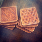 Leather Coasters - Coasters